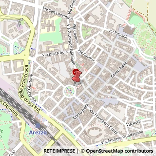 Mappa Piazza Amintore Fanfani, 3, 52100 Arezzo, Arezzo (Toscana)