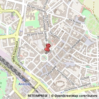 Mappa Piazza Guido Monaco, 15, 52100 Arezzo, Arezzo (Toscana)