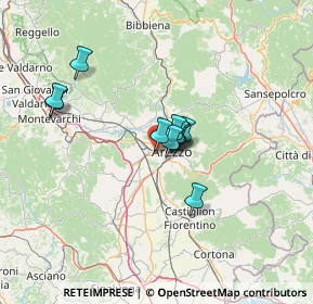 Mappa Via Piero Calamandrei, 52100 Arezzo AR, Italia (9.31091)