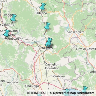 Mappa Via Dietro le Campane, 52100 Arezzo AR, Italia (39.11)