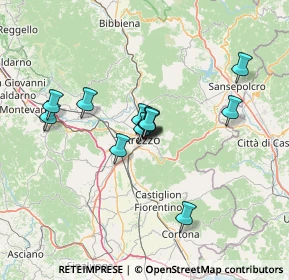 Mappa Via Dietro le Campane, 52100 Arezzo AR, Italia (10.53231)