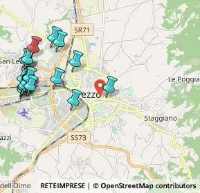 Mappa Via Dietro le Campane, 52100 Arezzo AR, Italia (2.689)