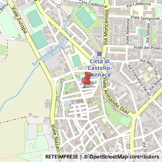 Mappa Via dell'Arco, 2, 06012 Città di Castello, Perugia (Umbria)