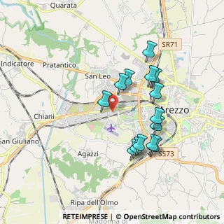 Mappa Via della Fiorandola, 52100 Arezzo AR, Italia (1.71929)