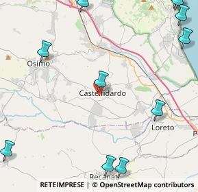 Mappa Via Redipuglia, 60022 Castelfidardo AN, Italia (6.82909)