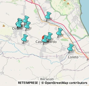 Mappa Via Redipuglia, 60022 Castelfidardo AN, Italia (3.76455)