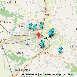 Mappa Via Uguccione della Faggiuola, 52100 Arezzo AR, Italia (1.69818)