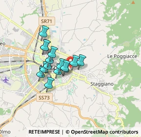 Mappa Via Avvocato Fulvio Croce, 52100 Arezzo AR, Italia (1.25667)