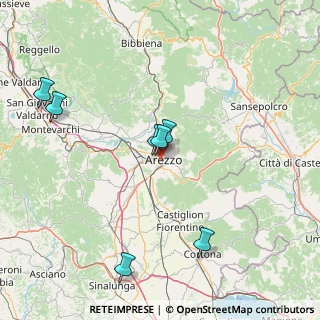 Mappa Via del Pionta, 52100 Arezzo AR, Italia (31.5775)