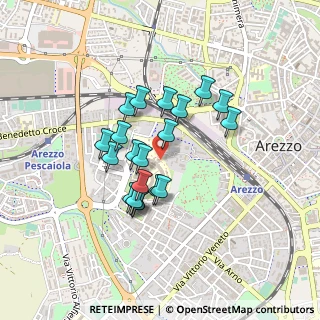 Mappa Via del Pionta, 52100 Arezzo AR, Italia (0.3515)