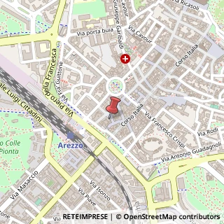 Mappa Piazza Risorgimento, 25, 52100 Arezzo, Arezzo (Toscana)
