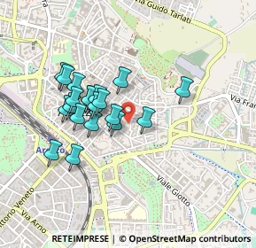 Mappa Via Pio Borri, 52100 Arezzo AR, Italia (0.391)