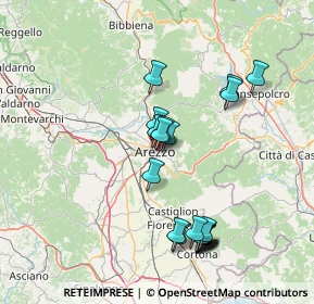 Mappa Via Pio Borri, 52100 Arezzo AR, Italia (14.989)