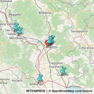 Mappa Via Calamandrei Pietro, 52100 Arezzo AR, Italia (35.75643)