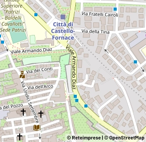 Mappa Via Conti, 06012 Città di Castello PG, Italia (0.16154)