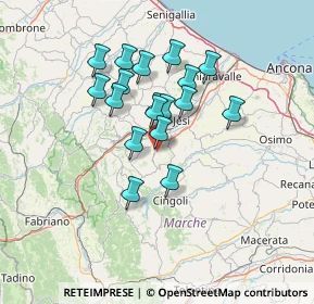 Mappa Contrada Coste, 60038 San Paolo di Jesi AN, Italia (11.30222)