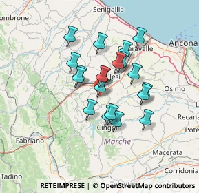 Mappa Contrada Coste, 60038 San Paolo di Jesi AN, Italia (10.7175)