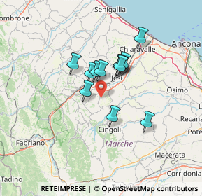 Mappa Contrada Coste, 60038 San Paolo di Jesi AN, Italia (9.6475)