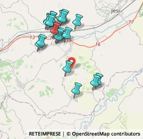 Mappa Contrada Coste, 60038 San Paolo di Jesi AN, Italia (4.138)