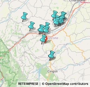 Mappa Contrada Coste, 60038 San Paolo di Jesi AN, Italia (6.5425)