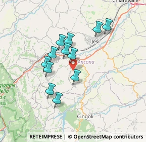 Mappa Contrada Coste, 60038 San Paolo di Jesi AN, Italia (6.1225)