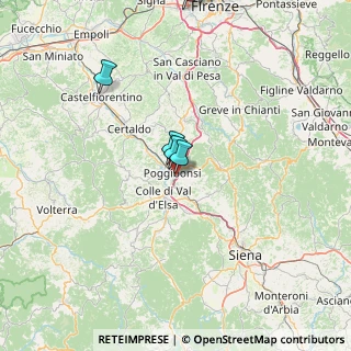 Mappa Via X Febbraio, 53036 Poggibonsi SI, Italia (29.98)