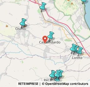 Mappa Via dei Castagni, 60022 Castelfidardo AN, Italia (5.94615)