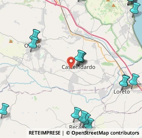 Mappa Via dei Castagni, 60022 Castelfidardo AN, Italia (6.351)