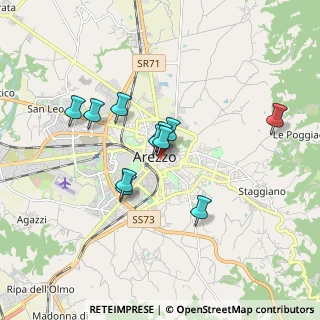 Mappa Via Crispi Largo Cairoli, 52100 Arezzo AR, Italia (1.42182)