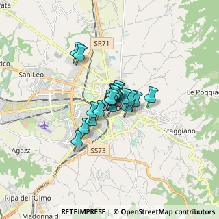 Mappa Via Crispi Largo Cairoli, 52100 Arezzo AR, Italia (0.8735)