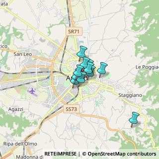 Mappa Via Crispi Largo Cairoli, 52100 Arezzo AR, Italia (0.86182)