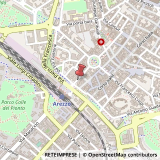 Mappa Via Guido Monaco,  92, 52100 Arezzo, Arezzo (Toscana)