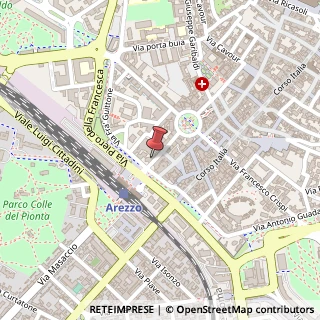 Mappa Via Guido Monaco, 100, 52100 Arezzo, Arezzo (Toscana)
