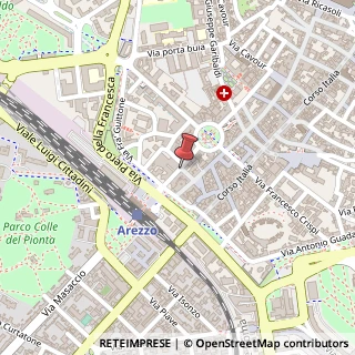 Mappa Via Guido Monaco,  80, 52100 Arezzo, Arezzo (Toscana)