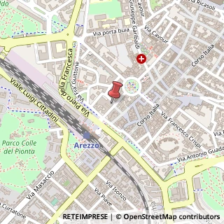 Mappa Via Guido Monaco, 80, 52100 Arezzo, Arezzo (Toscana)