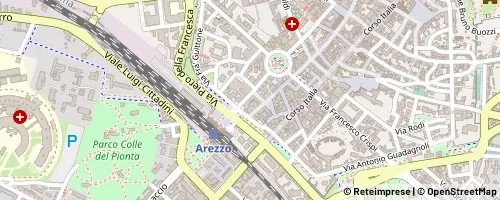 Mappa Arezzo