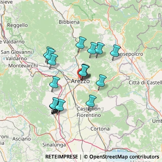 Mappa Via Pietro Aretino, 52100 Arezzo AR, Italia (13.501)