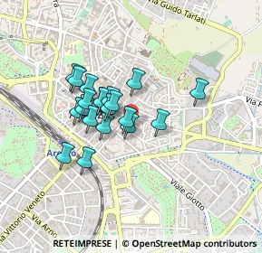 Mappa Via Pietro Aretino, 52100 Arezzo AR, Italia (0.3355)