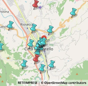 Mappa Via R. de Cesare, 06012 Città di Castello PG, Italia (1.977)