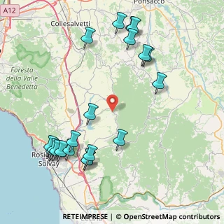 Mappa Via San Bartolomeo, 56040 Santa Luce PI, Italia (10.2285)