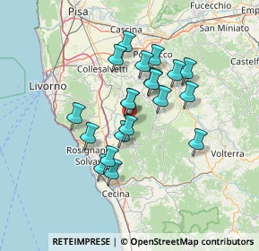 Mappa Via San Bartolomeo, 56040 Santa Luce PI, Italia (11.533)