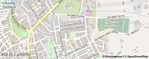 Mappa Città di Castello