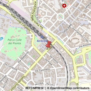 Mappa Via Vittorio Veneto,  39, 52100 Arezzo, Arezzo (Toscana)