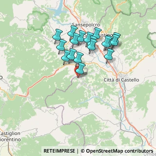 Mappa Via Dello Sport, 06010 Monte Santa Maria Tiberina PG, Italia (6.80944)