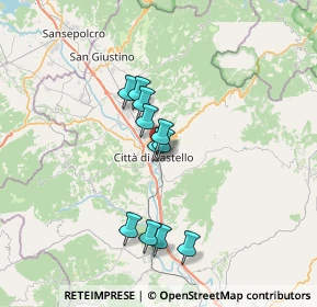 Mappa Via Niccolò Machiavelli, 06012 Città di Castello PG, Italia (5.61818)