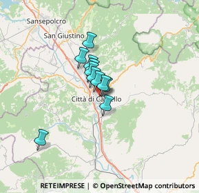 Mappa Via Niccolò Machiavelli, 06012 Città di Castello PG, Italia (3.88545)