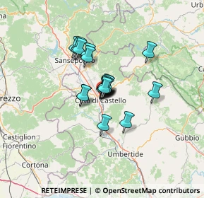 Mappa Via Niccolò Machiavelli, 06012 Città di Castello PG, Italia (7.9695)