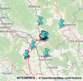 Mappa Via Paolo Uccello, 52100 Arezzo AR, Italia (7.51462)