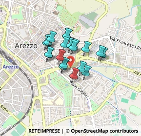 Mappa Via Paolo Uccello, 52100 Arezzo AR, Italia (0.29)
