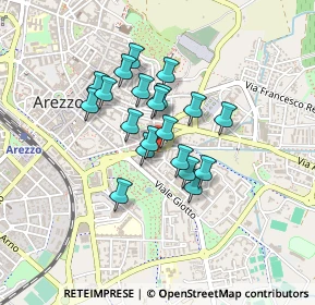 Mappa Via Paolo Uccello, 52100 Arezzo AR, Italia (0.3205)